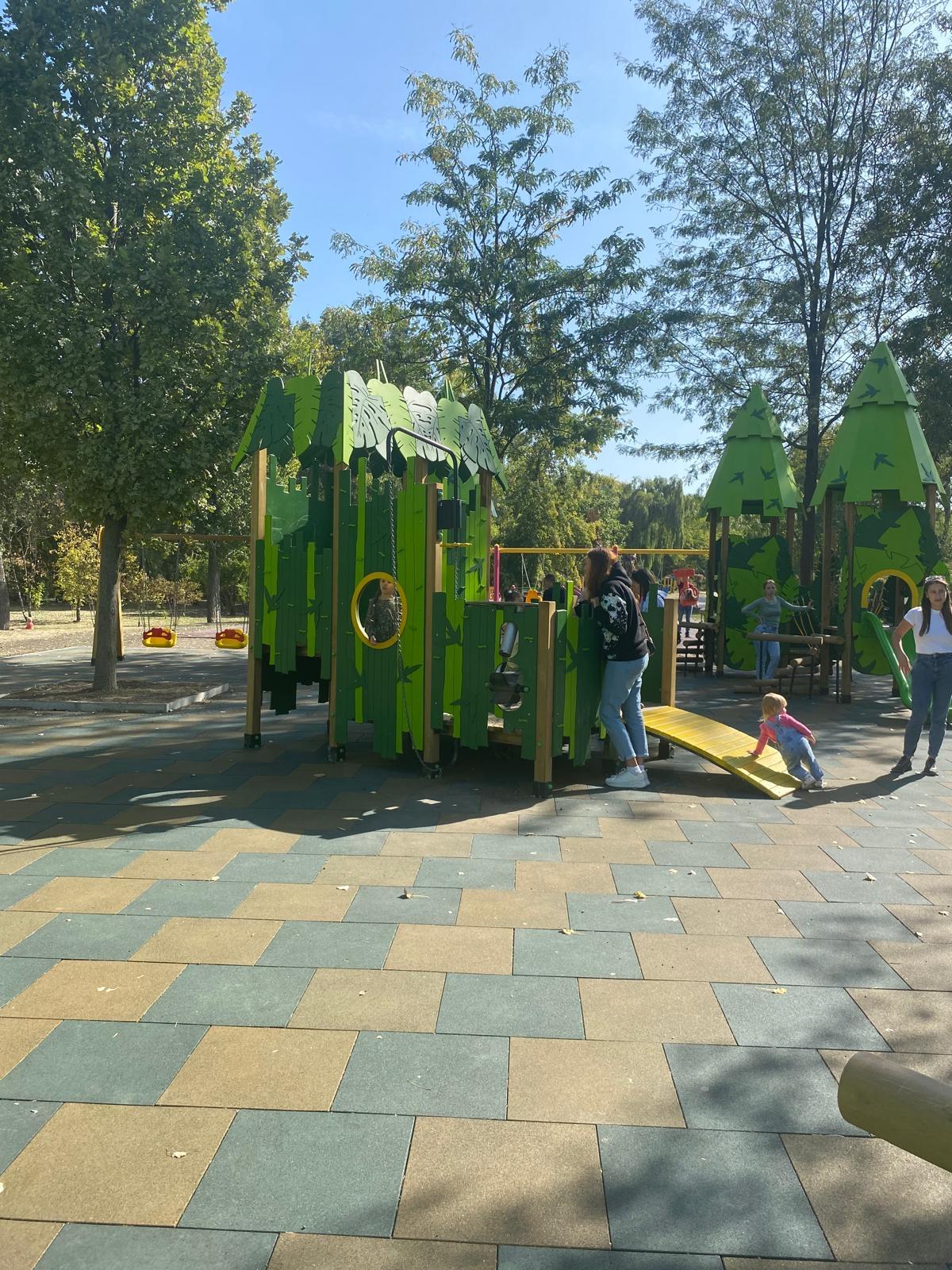 Forest-themed playground, Almaty, Kazakhstan