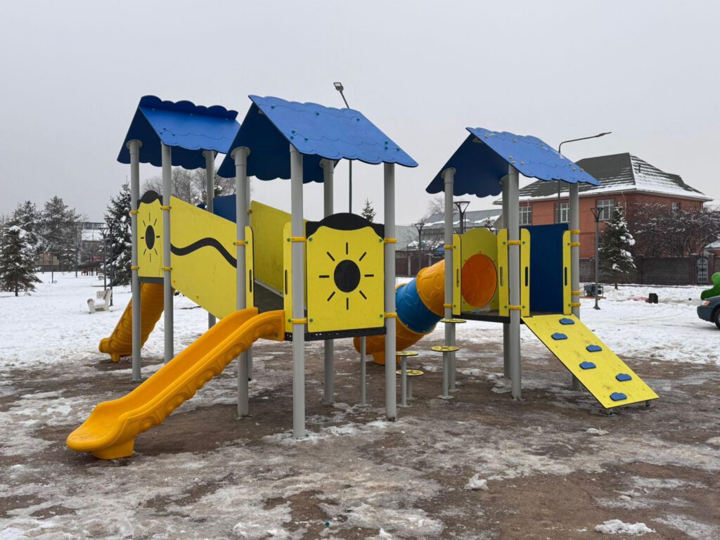 Neighbourhood playground, Karaganda, Kazakhstan
