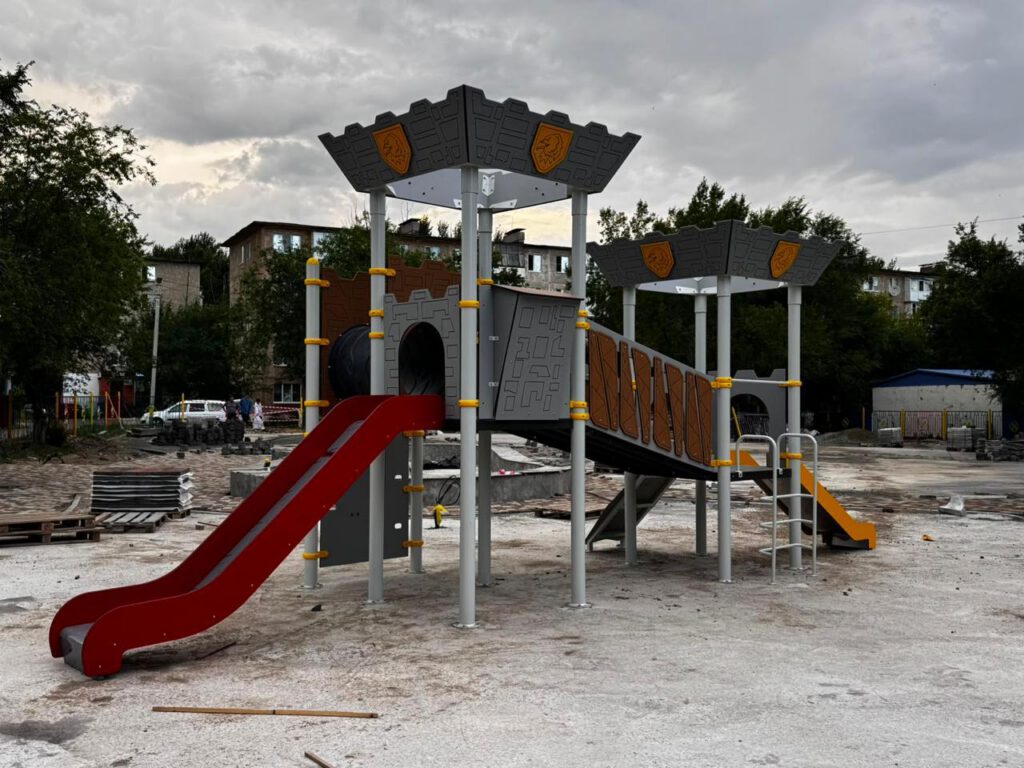 Castle-themed playground, Valencia, Spain